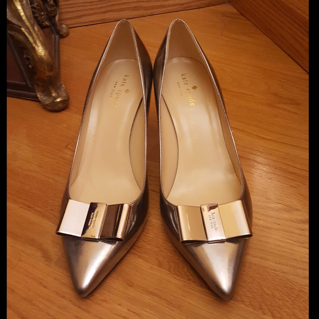 Kate Spade Silver Pumps